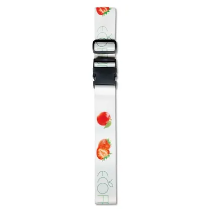 Cinta de equipaje ajustable de rPET a todo color. ML2104