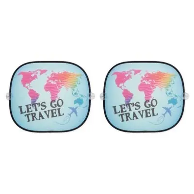 Set de parasoles de coche plegables y a todo color. MPCS44