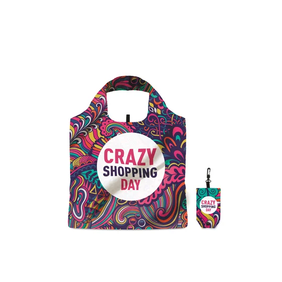 Bolsa plegable con funda. Asas de doble capa. · MB1003