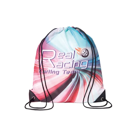 Mochila de cuerdas de poliéster 210D con esquinas de PU · MB3001
