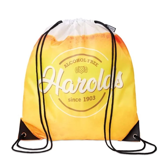 Mochila de cuerdas de RPET con esquinas de PU · MB3101