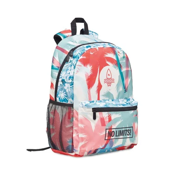 Mochila de poliéster impresa en toda la superficie · MB4032