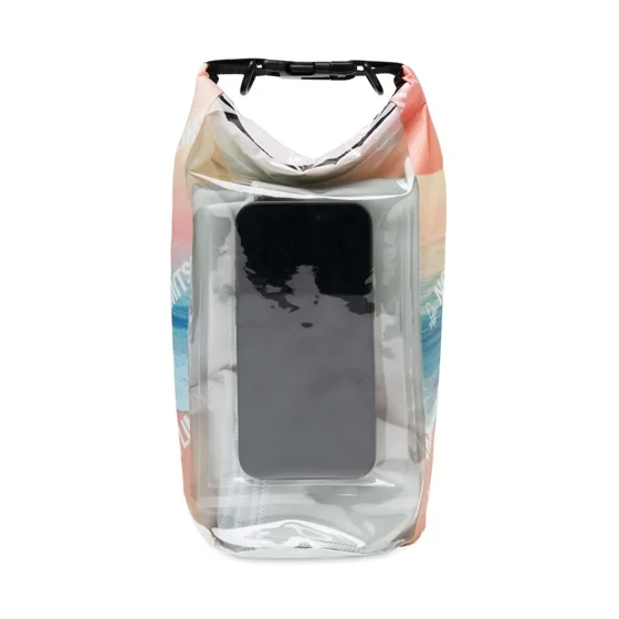 Bolsa impermeable 2 L de RPET ripstop con ventana, diseño 360° · MB8006