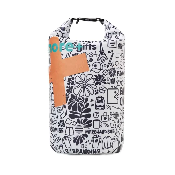 Bolsa impermeable de 10L en RPET ripstop, diseño 360° · MB8009