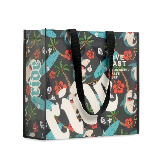 Bolsa de la compra laminada horizontal (36 x 32 x 12 cm) · MO4070