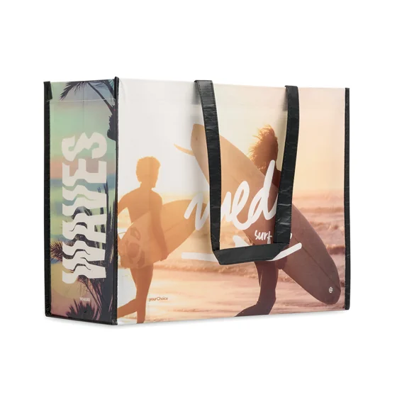 Bolsa de la compra laminada horizontal (42 x 32 x 16 cm) · MO4080
