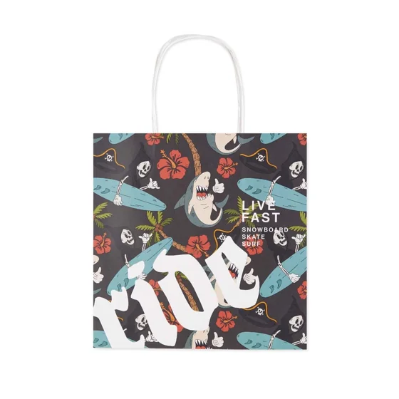 Bolsas de papel dúplex mate de 24 x 24 cm · MO4652