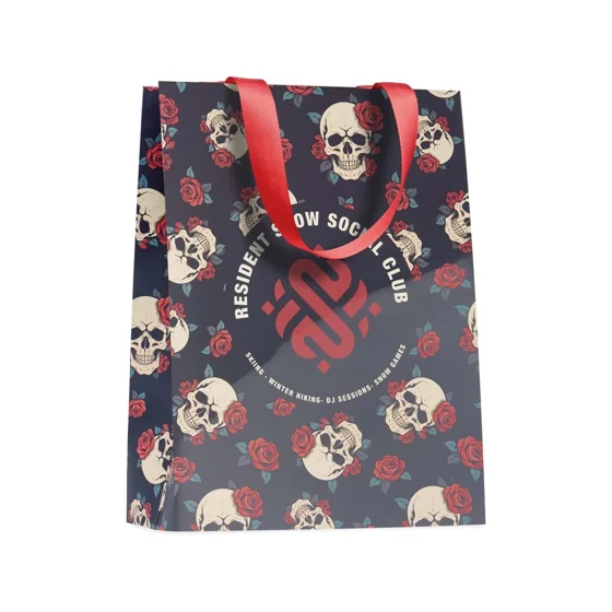 Bolsas de papel de alta gama de 24 × 32 cm, plegables en plano. · MO4692