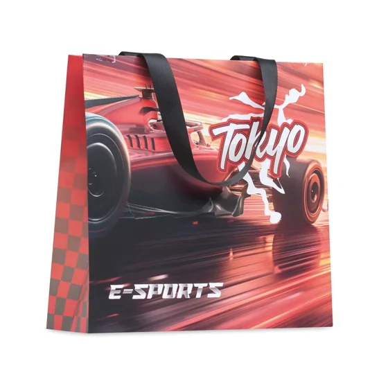 Bolsas de papel de alta gama plegables de 31 × 31 cm · MO4694