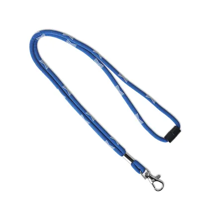 Lanyard de poliéster tejido con grapa de metal. ML1006