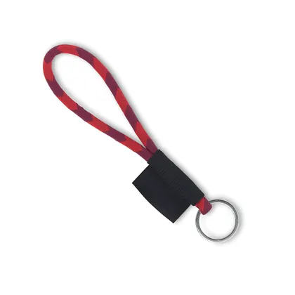Lanyard corto de poliéster de 2 tonos con etiqueta impresa a todo color o con etiqueta tejida ML1010