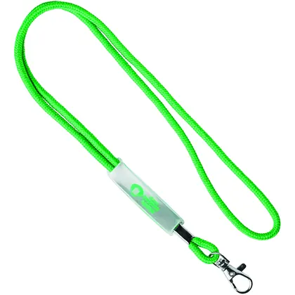 Lanyard de cuerda con deslizante de PVC ML1019
