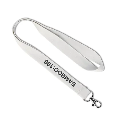 Lanyard de bambú con serigrafía. ML1028