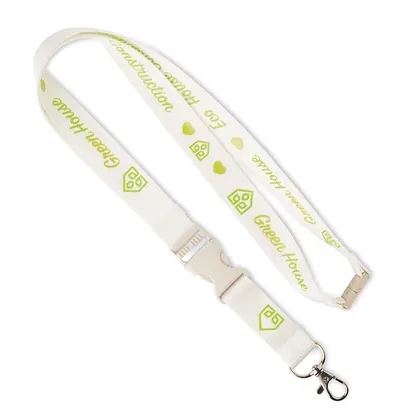 Lanyard de bambú con serigrafía y parte desmontable. ML1029