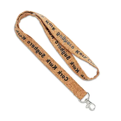 Lanyard de corcho serigrafiado. ML1038