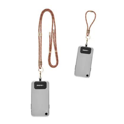 2 en 1 cordón para teléfono Crossbody y correa para muñeca en 2 tonos ML1093