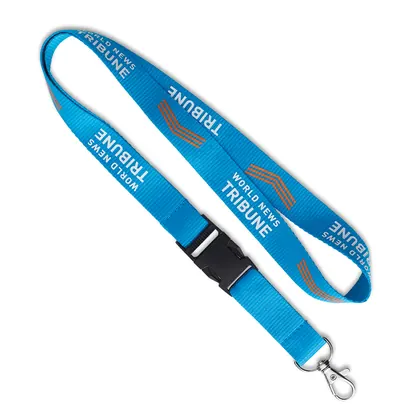 Lanyard desmontable de poliéster con serigrafía a juego con el tono Pantone. ML1102