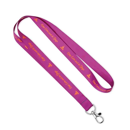 Lanyard de satén con serigrafía. ML1130