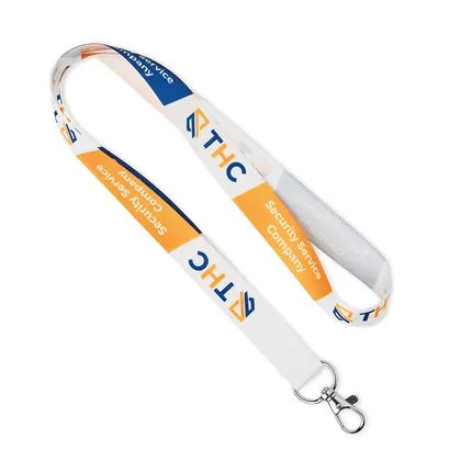 Lanyard de satén con logotipo sublimado por una cara. ML1135
