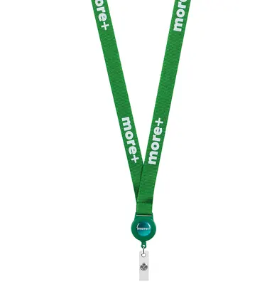 Lanyard RPET con carrete en serigrafía. ML1163