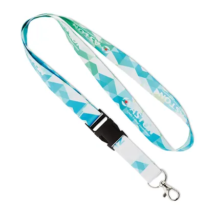 Lanyard desmontable de poliéster sublimado. ML1204