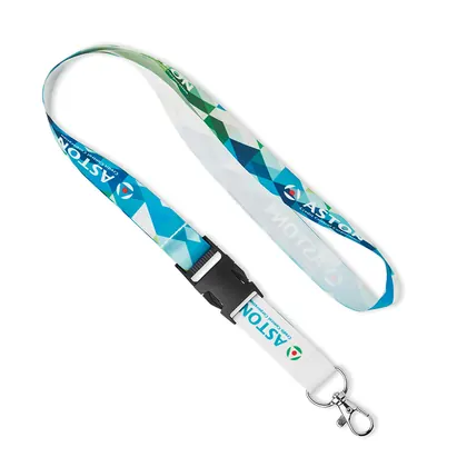 Lanyard de satén sublimado desmontable ML1235