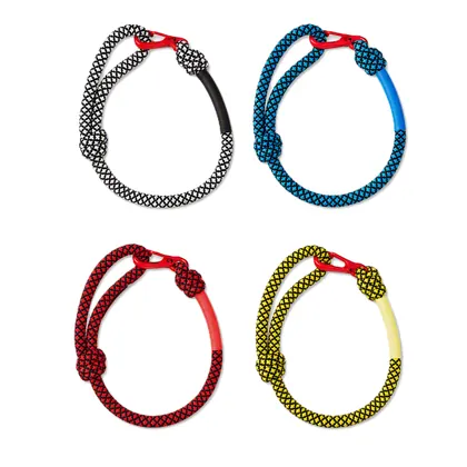 Pulsera cordón ajustable de 2 tonos con cierre de metal. ML3010