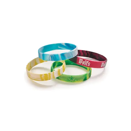 Pulsera de silicona de color efecto mármol ML3013