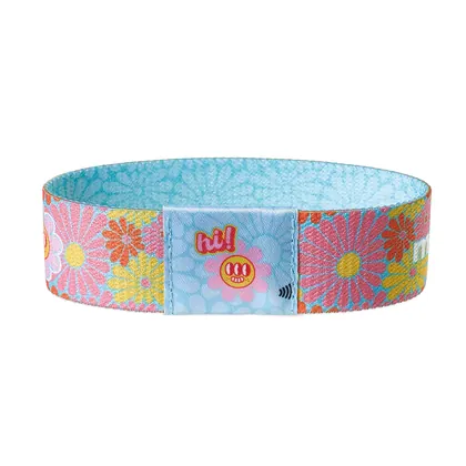 Pulsera NFC elástica con sublimación y etiqueta ML3020
