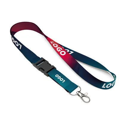 Fabricado en Europa: Lanyard de sublimación RPET desmontable ML5304