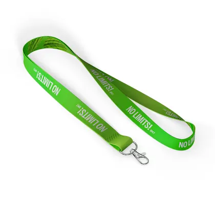 Lanyard de rPET con sublimación continua sin costuras. ML5334