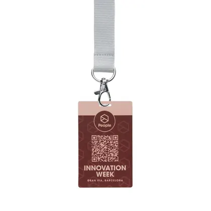 Identificadores duraderos de papel laminado con impresión (86x54 mm) MLID06