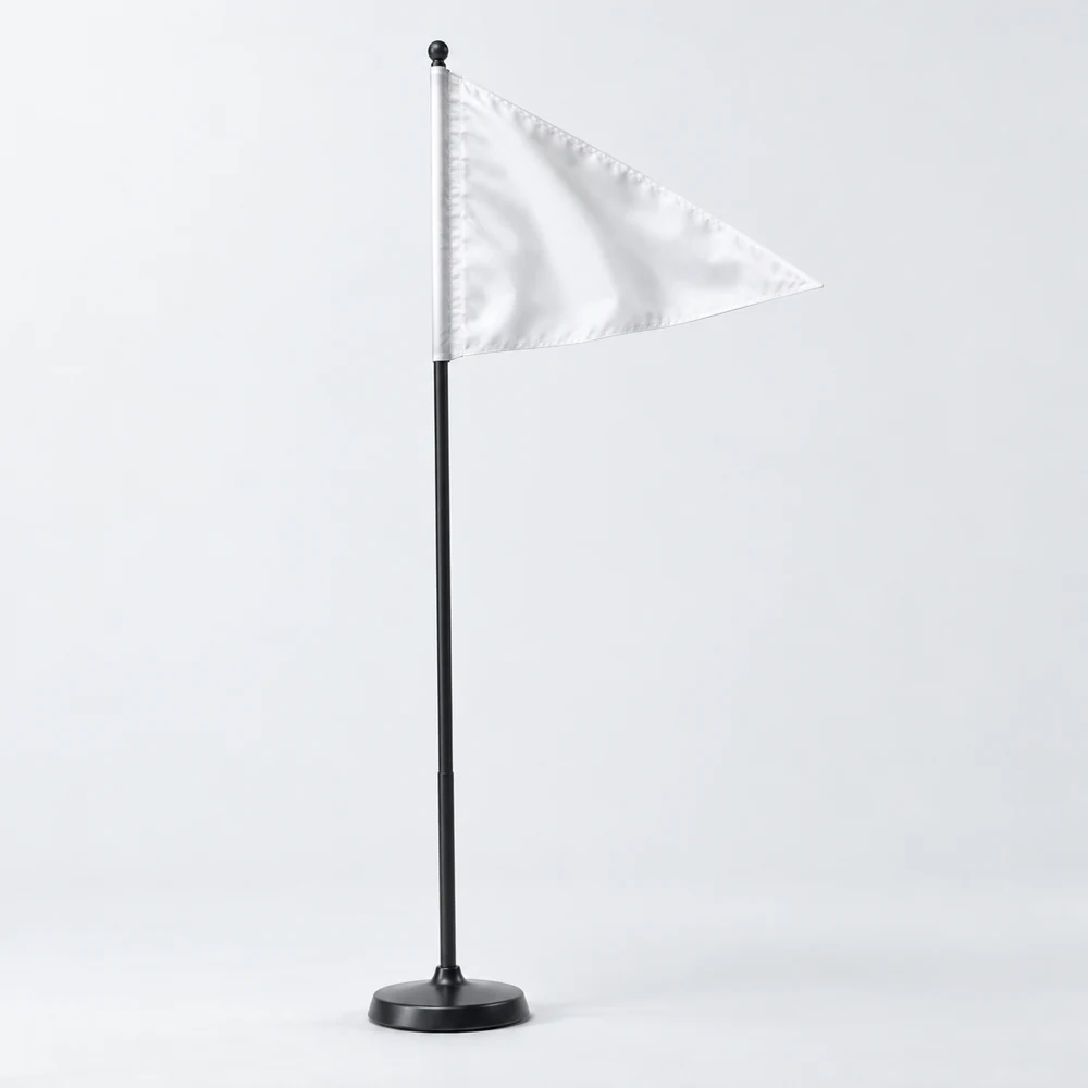 Banderas de hoyo personalizadas para empresas y torneos de golf · visualización sin marca