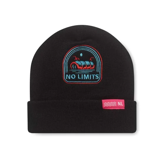 Gorro monocolor con puño acrílico de doble capa. · MW1002