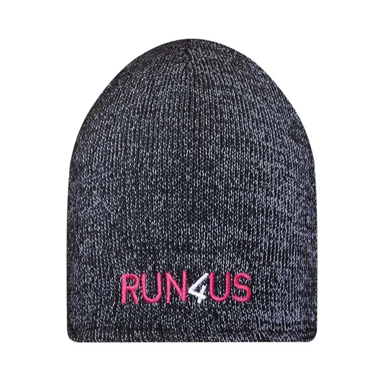 Gorro acrílico de doble capa con hilos reflectantes. · MW1009