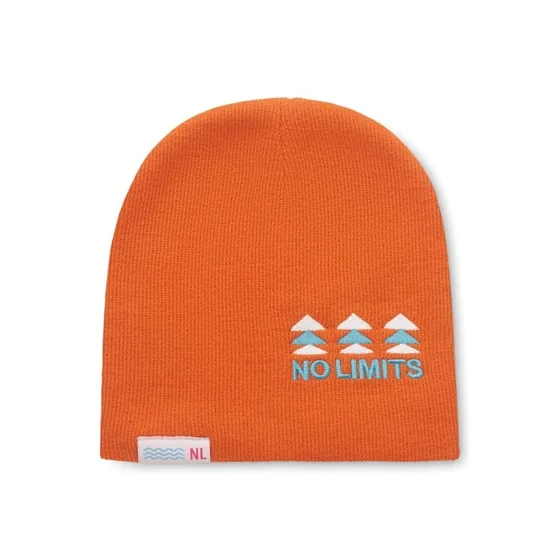 Gorro monocolor de doble capa de rPET. · MW1101