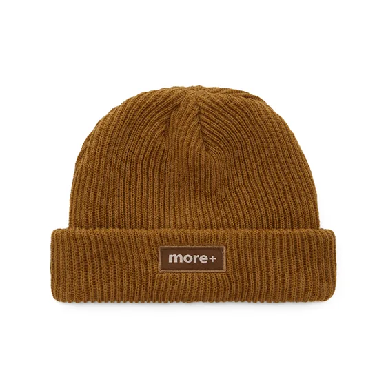 Gorro de pescador de doble capa acanalado en rPET con puño bajo. · MW1118