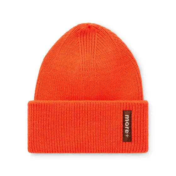 Gorro acanalado de puño alto en rPET de una sola capa. · MW1119