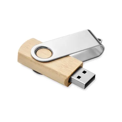 Memoria USB techmate de bambú 1-64GB. MO6898i