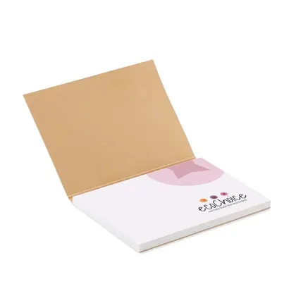 Tapa blanda de papel reciclado con 50 notas adhesivas (UE) SNES50