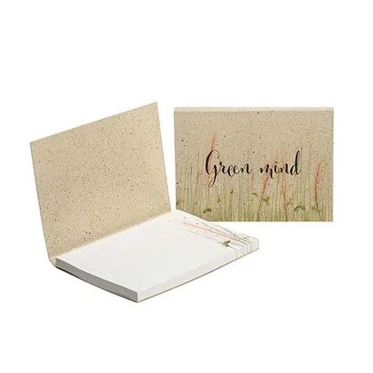 Tapa blanda de papel de hierba con notas adhesivas recicladas (UE) SNGS50