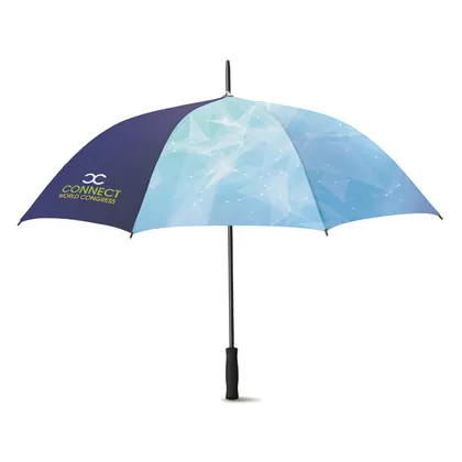 Paragua ligero de tormenta de diámetro ⌀102cm/23″ y de apertura automática. Mango de EVA. MU3004