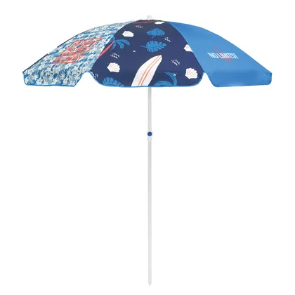 Sombrilla de playa de diámetro Ø180cm/40" con 2 postes de metal. MU4004