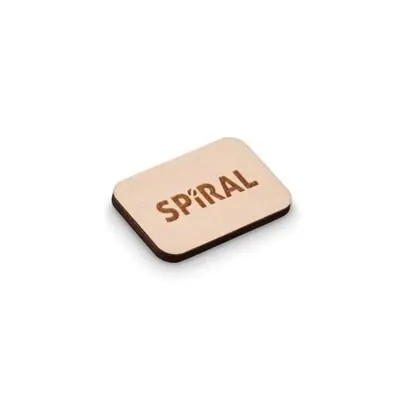 Pin de madera en forma de rectángulo MBDG03